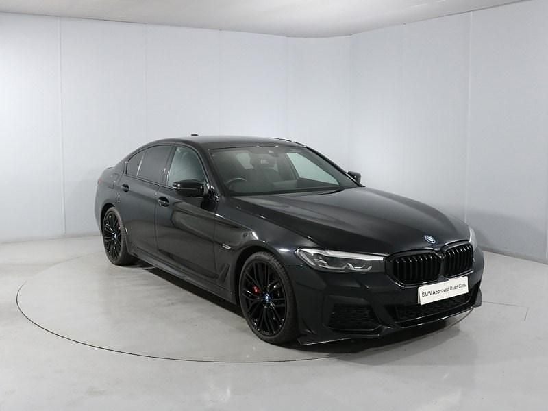 Used BMW 545e M Sport 394 HP (289 kW) 2021 Black Sedan