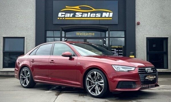 Red Used 2018 Audi A4 S-Line Sedan | £12,900 (Fair price) - Image 1/4