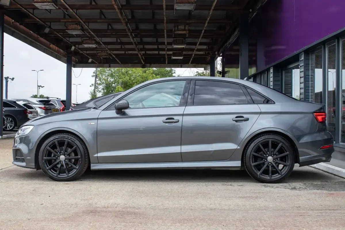Used Audi A3 Black Edition 150 HP (110 kW) 2018 Grey Sedan