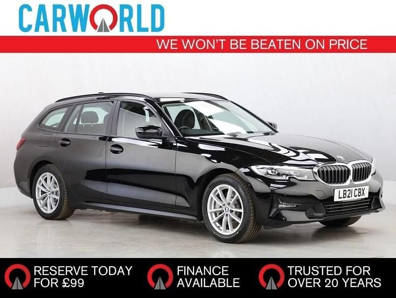 Black Used 2021 BMW 330e Comfort Edition Estate | £13,878 (Super price) - Image 1/3