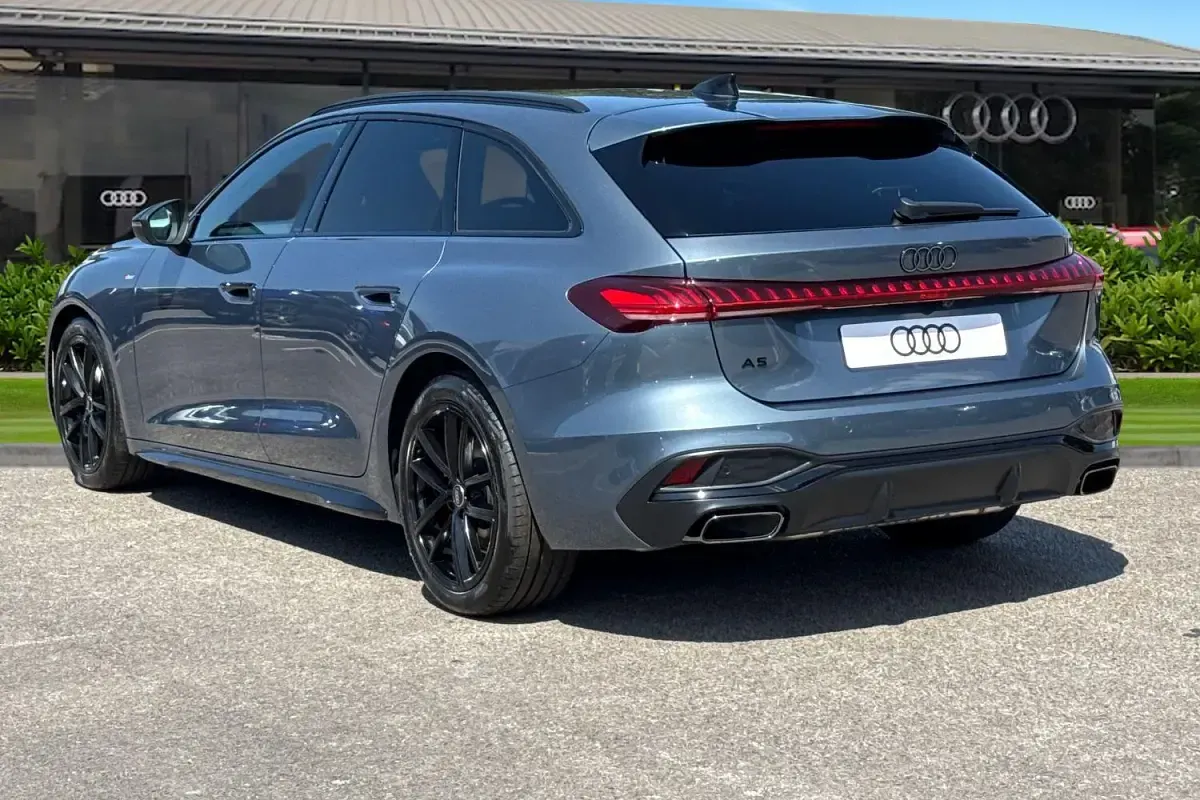 New Audi A5 Black Edition 2026 Blue Estate