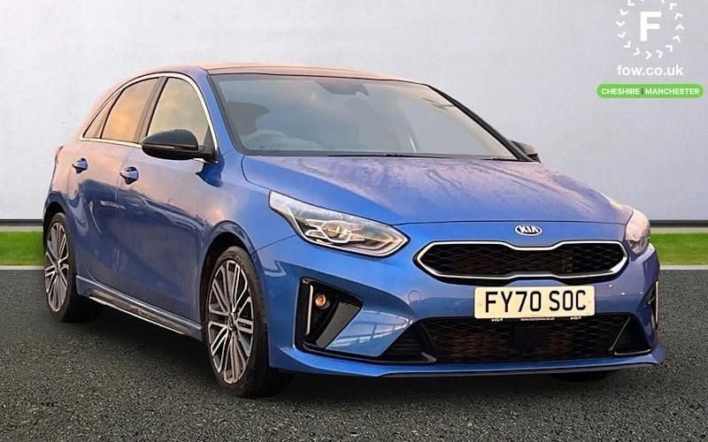 Used Kia Ceed GT-Line S 140 HP (102 kW) 2020 Blue Hatchback
