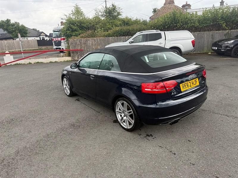 Used Audi A3 Cabriolet S-Line 160 HP (117 kW) 2012 Blue Cabriolet