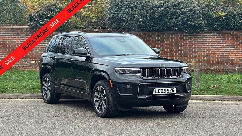 Black Used 2025 Jeep Grand Cherokee Overland SUV | £62,999 - Image 1/4