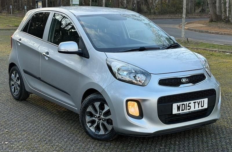 Used Kia Picanto 85 HP (62 kW) 2015 Silver Hatchback