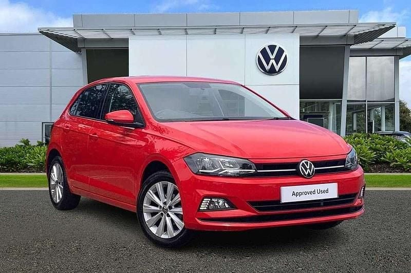 Red Used 2021 VW Polo Match Hatchback | £15,445 (Fair price) - Image 1/4