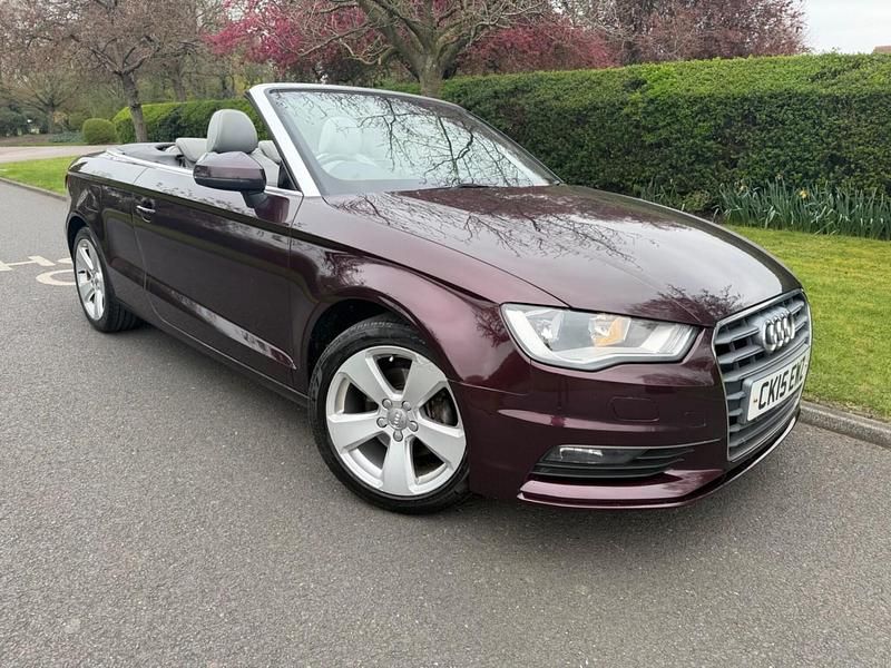 Used Audi A3 Cabriolet Sport 150 HP (110 kW) 2015 Red Cabriolet