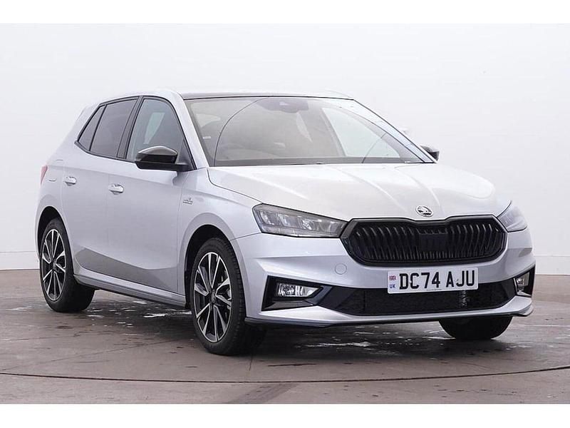 Brilliant silver metallic Used 2025 Skoda Fabia Monte Carlo Hatchback | £18,990 (Fair price) - Image 1/4