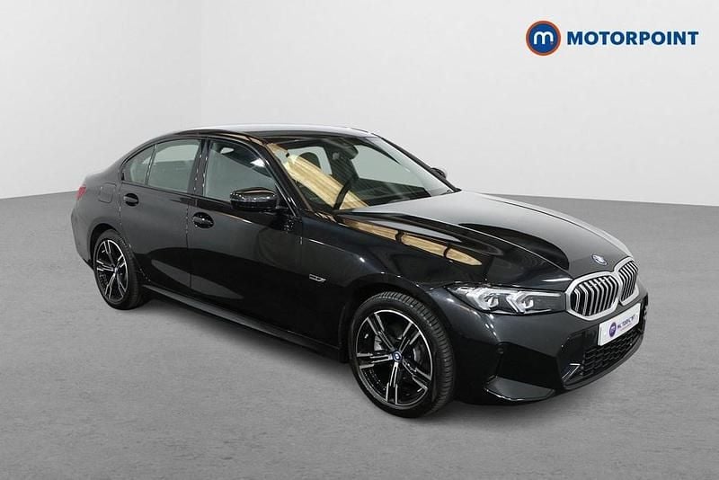 Black Used 2022 BMW 330e M Sport Sedan | £33,699 (Expensive) - Image 1/4