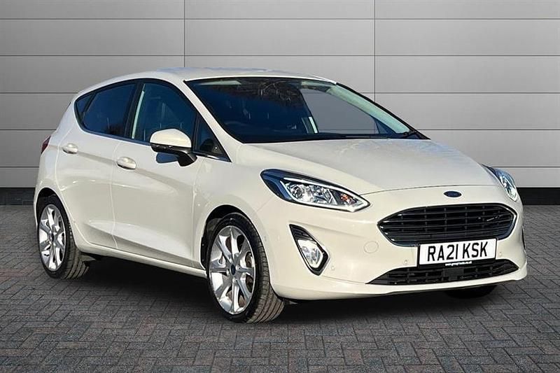 Used Ford Fiesta Titanium X 125 HP (91 kW) 2021 White Hatchback