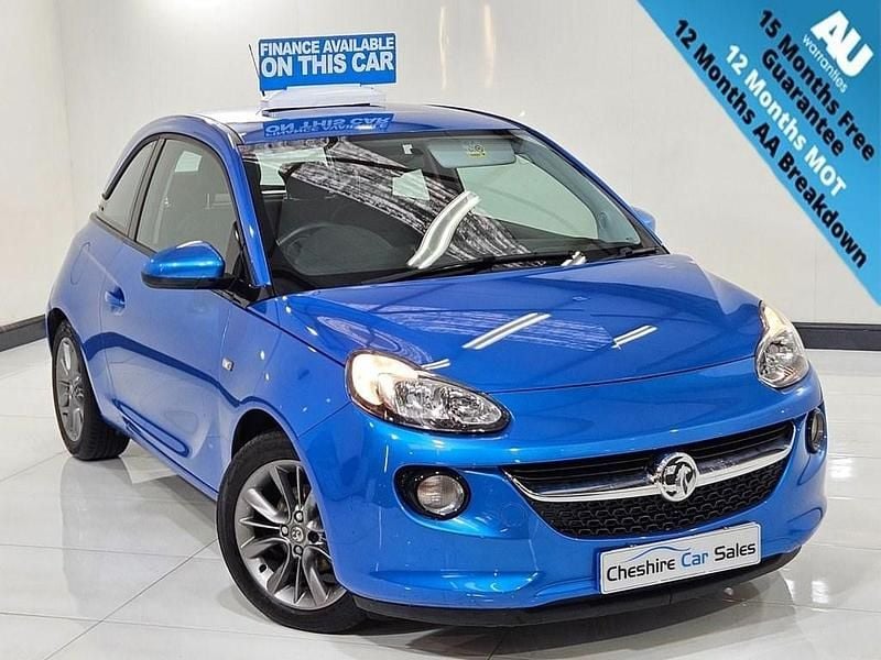 Used Vauxhall Adam Unlimited 70 HP (51 kW) 2017 Blue Hatchback