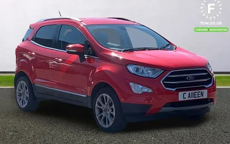 Usado Ford Ecosport Titanium 101 HP (74 kW) 2018 Vermelho SUV