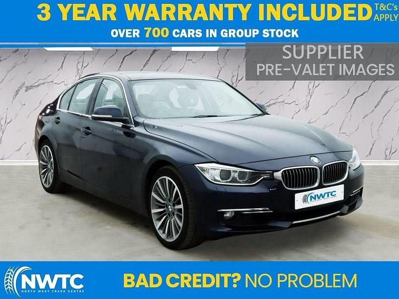 Used BMW 325 Luxury Line 2015 Blue Sedan