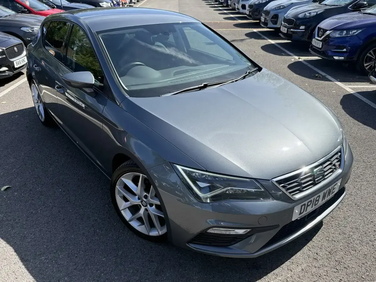 Used Seat Leon FR 125 HP (91 kW) 2018 Grey Hatchback
