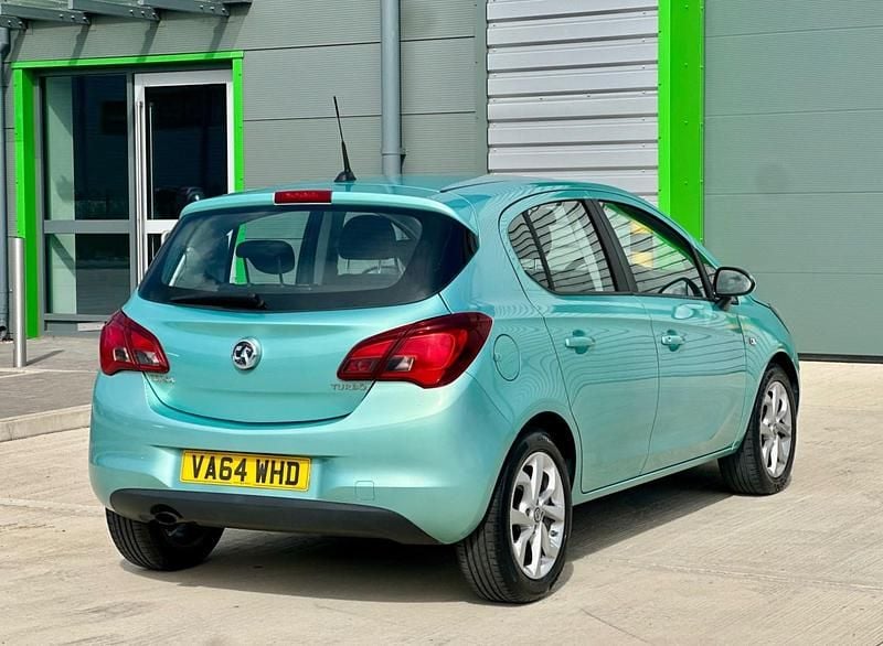 Used Vauxhall Corsa Excite 100 HP (73 kW) 2015 Green Hatchback