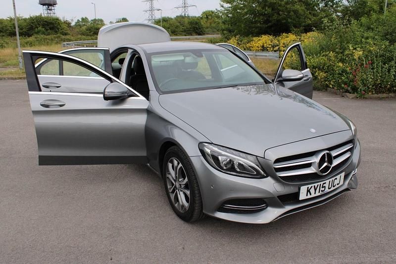 Silver Used 2015 Mercedes C250 Sedan | £9,695 (Fair price) - Image 1/4