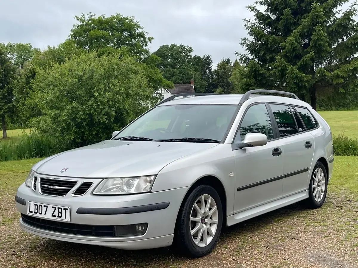 Used Saab 9-3 Linear 2007 Silver Estate