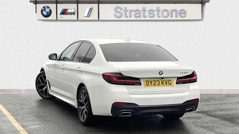 Used BMW 520 M Sport 188 HP (138 kW) 2023 White Sedan