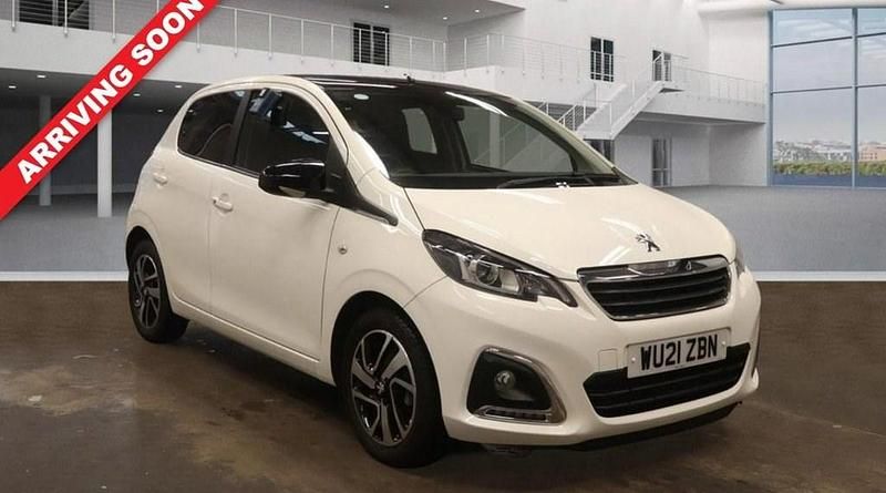 White Used 2021 Peugeot 108 Allure Hatchback | £9,250 (Fair price) - Image 1/4