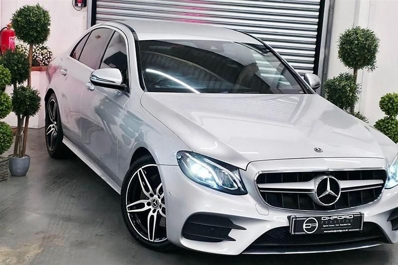 Used Mercedes E220 AMG line 2017 Silver Sedan