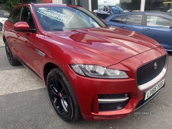 Red Used 2016 Jaguar F-Pace R-Sport SUV | £10,900 (Fair price) - Image 1/4