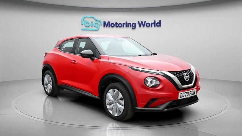 Used Nissan Juke Acenta 113 HP (83 kW) 2021 Red SUV