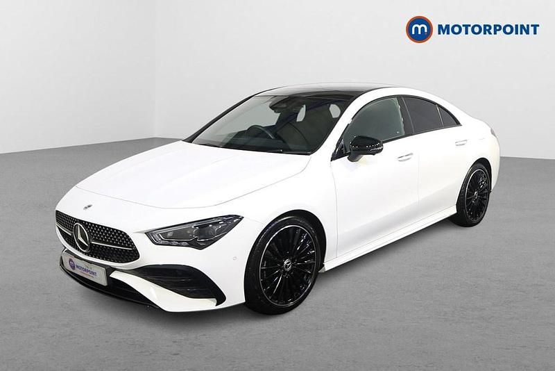 Used Mercedes CLA200 AMG Line Premium Plus 163 HP (119 kW) 2024 White Coupe