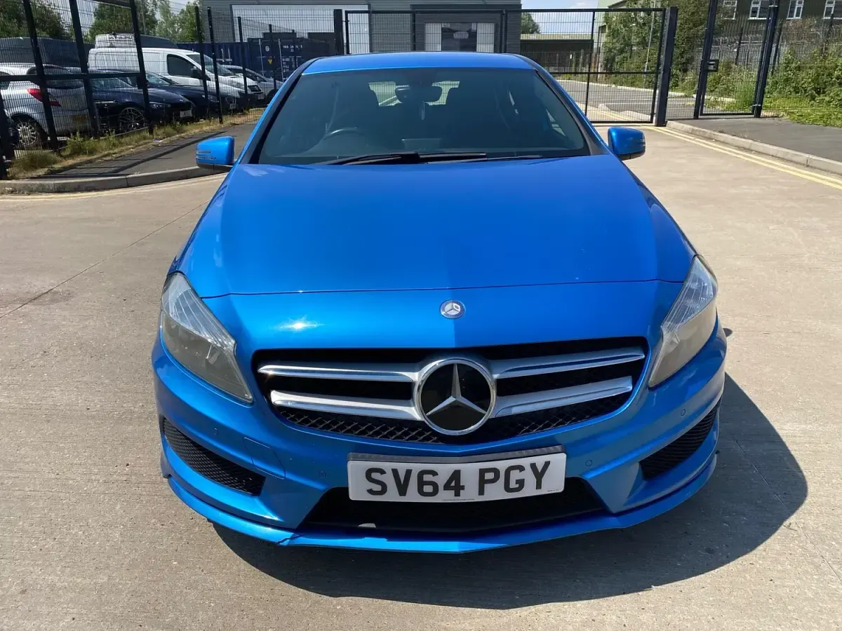 Used Mercedes A220 AMG 170 HP (125 kW) 2014 Blue Hatchback