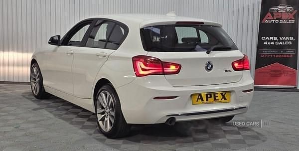 Used BMW 118 Sport Line 2019 White Hatchback