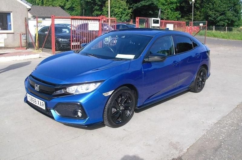 Used Honda Civic Sport 126 HP (92 kW) 2018 Blue Hatchback