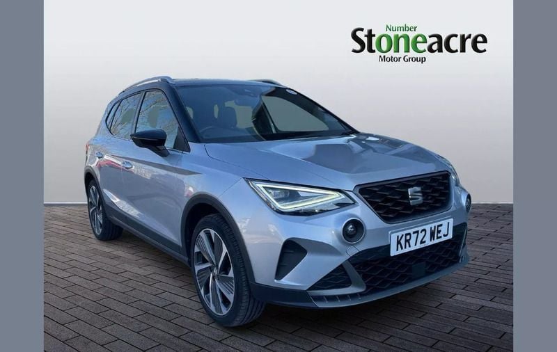 Silver Used 2022 Seat Arona FR Sport SUV | £12,995 (Fair price) - Image 1/4