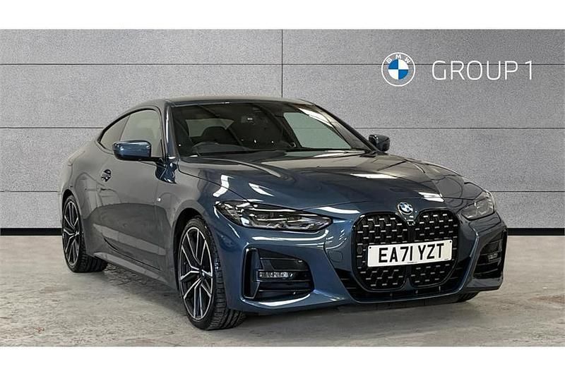 Blue Used 2021 BMW 420 M Sport Coupe | £28,990 (Fair price) - Image 1/4