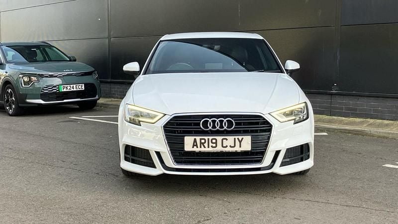 Used Audi A3 Sportback S-Line 2019 White Hatchback