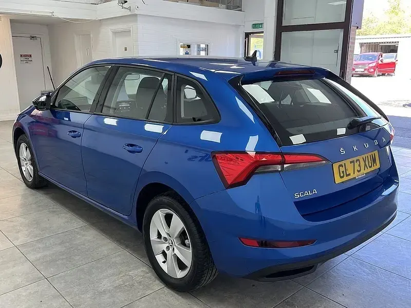 Used Skoda Scala SE 115 HP (84 kW) 2024 Blue Hatchback