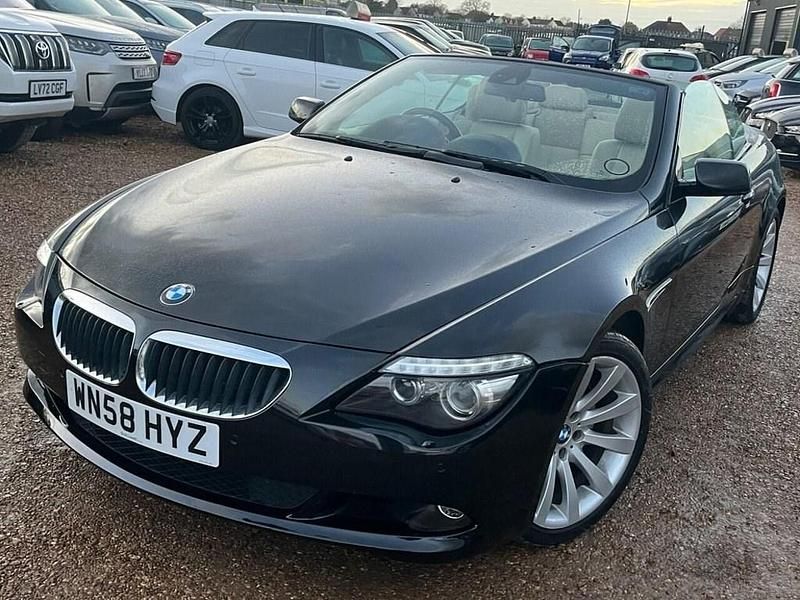 Used BMW 635 Cabriolet Sport Line 2008 Black Cabriolet