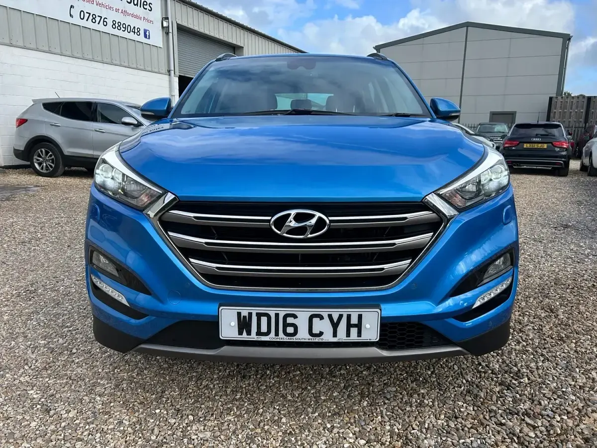Used Hyundai Tucson Premium SE 2016 Blue SUV