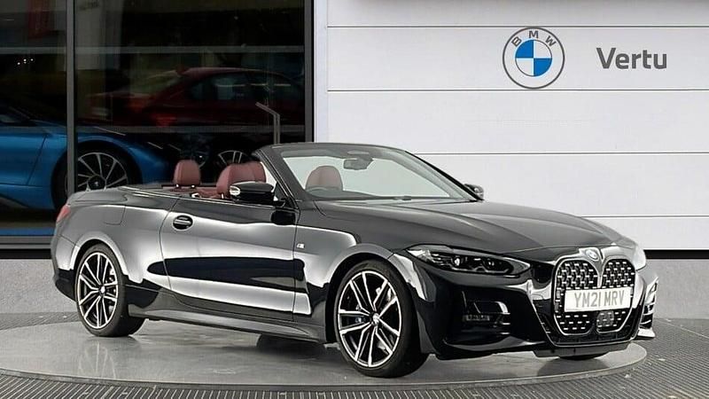 Black Used 2021 BMW 420 M Sport Cabriolet | £31,107 (Fair price) - Image 1/3