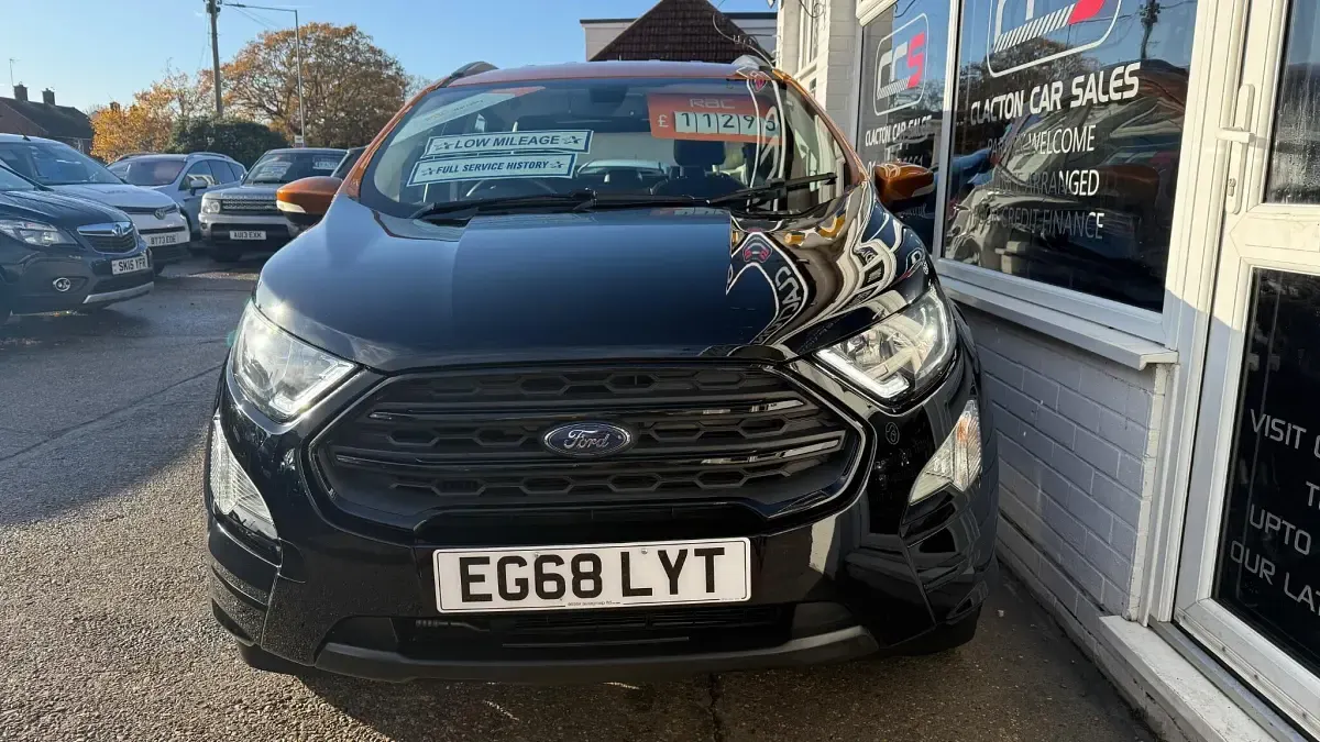 Used Ford Ecosport ST-Line 125 HP (91 kW) 2019 Black SUV