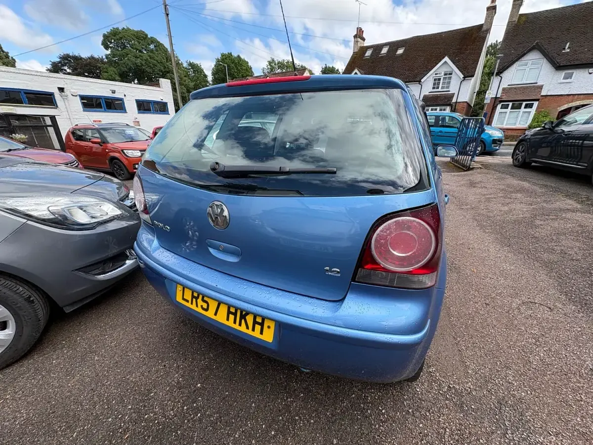 Used VW Polo S 70 HP (51 kW) 2007 Blue Hatchback