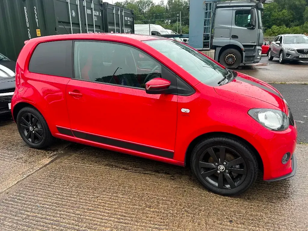 Used Skoda Citigo Sport 75 HP (55 kW) 2013 Red Hatchback