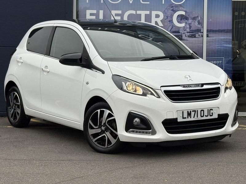White Used 2021 Peugeot 108 Allure Hatchback | £7,095 (Fair price) - Image 1/4