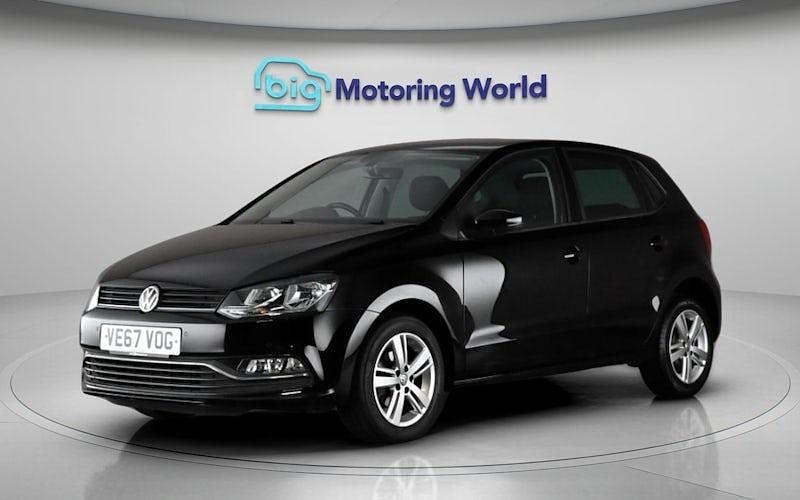 Used VW Polo Edition 75 HP (55 kW) 2017 Black Hatchback