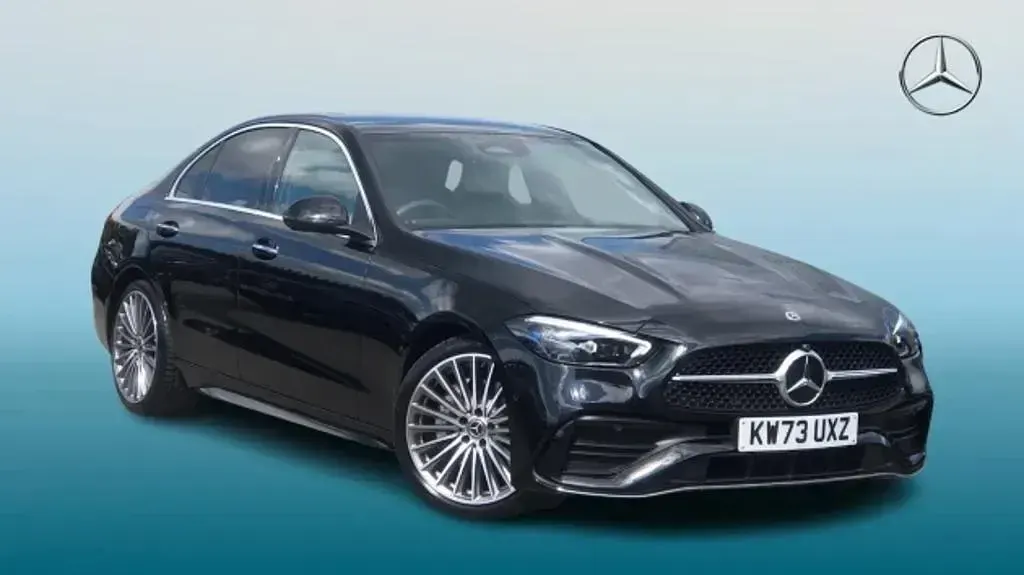 Used Mercedes C220 2022 Black Sedan