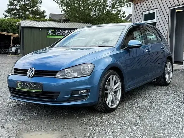 Used VW Golf VII Edition 110 HP (80 kW) 2016 Blue Hatchback