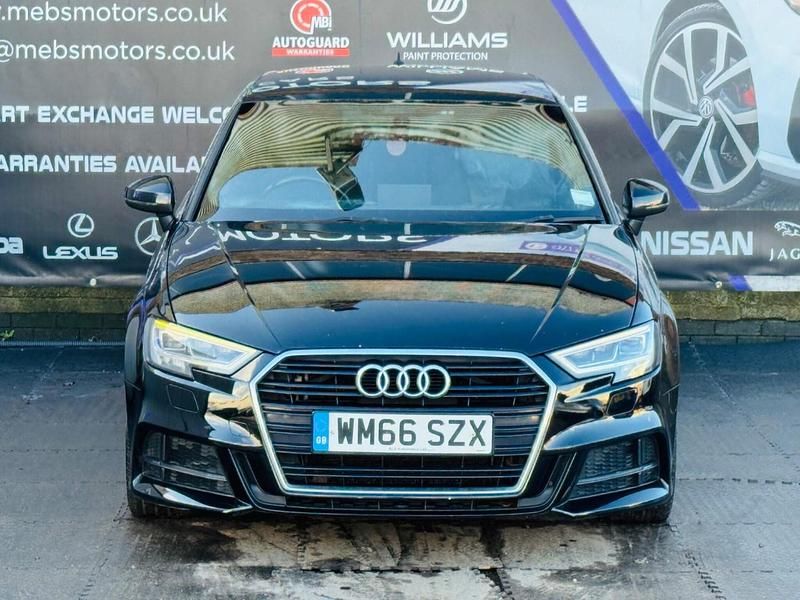Used Audi A3 Sportback S-Line 2017 Black Hatchback