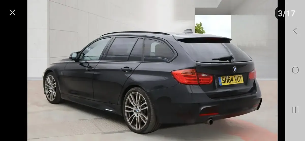 Begagnad BMW 320 M Sport 2014 Svart Kombi