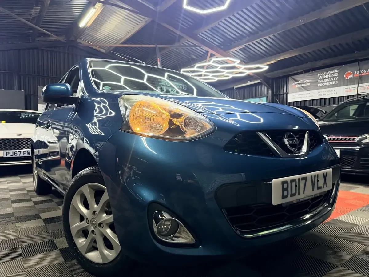 Used Nissan Micra Acenta 2017 Blue Hatchback
