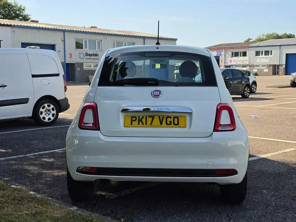 Used Fiat 500 Pop 69 HP (50 kW) 2017 White Hatchback