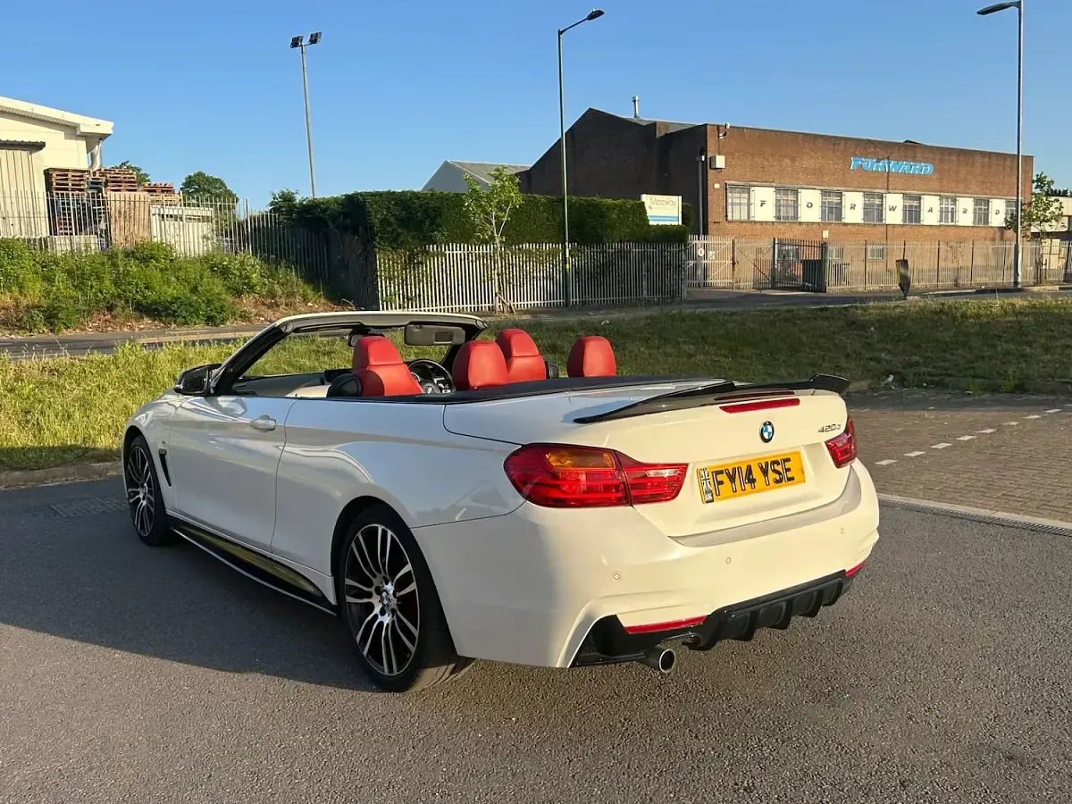 Used BMW 420 M Sport 2014 White Cabriolet