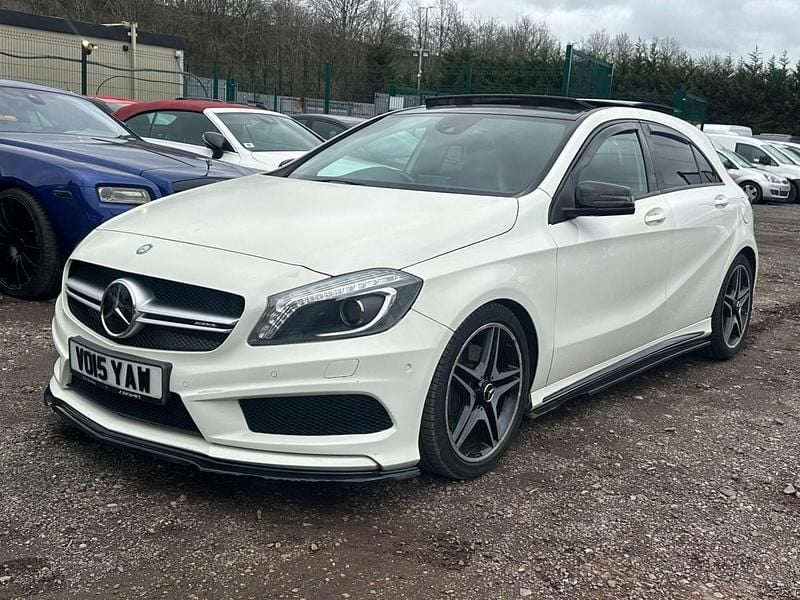 Used Mercedes A220 AMG 2015 White Hatchback